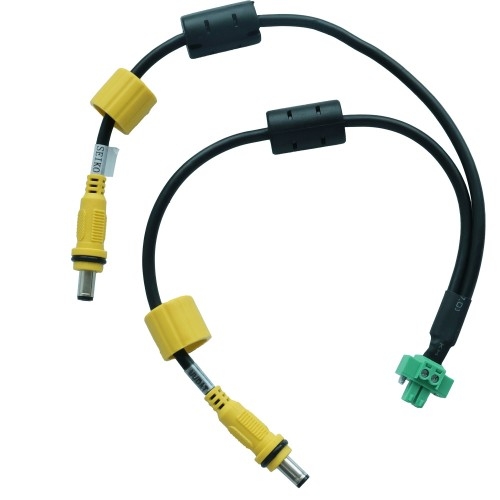 接线连接器转 2 个防水 DC 插座线 - 线缆组件