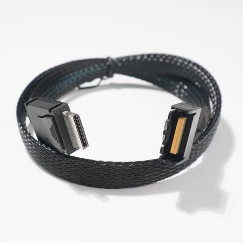 Gen5 PCIE MCIO 薄型 SFF 8654 4i 转 Oculink SFF-8611 4i - 服务器线