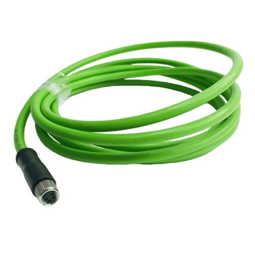 M8 工业以太网线- 4 针 D 型编码器线